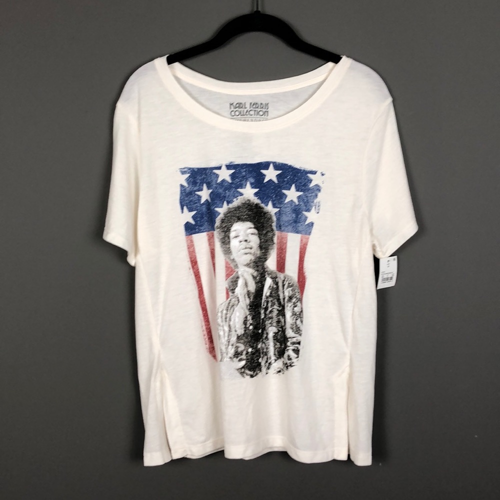 Karl Ferris l NWT Ivory Jimi Hendrix T-Shirt